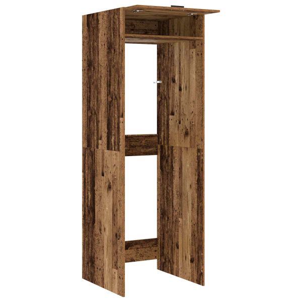 Шкаф за пералня със съхранение Старо дърво 67,5 x 68 x 200 см