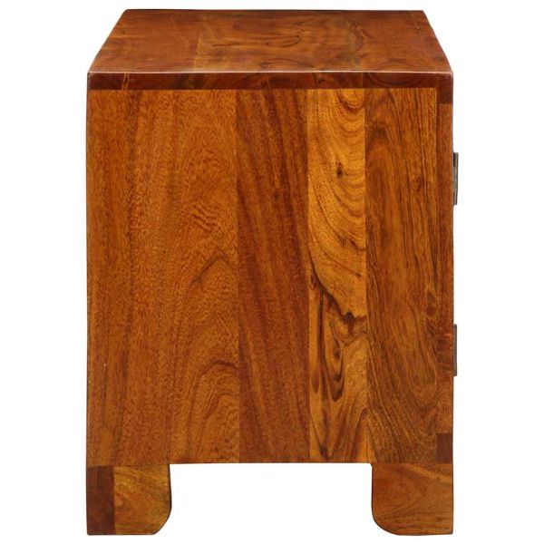 Пейка за обувки със съхранение Меден кафяв 100 x 35 x 45 см