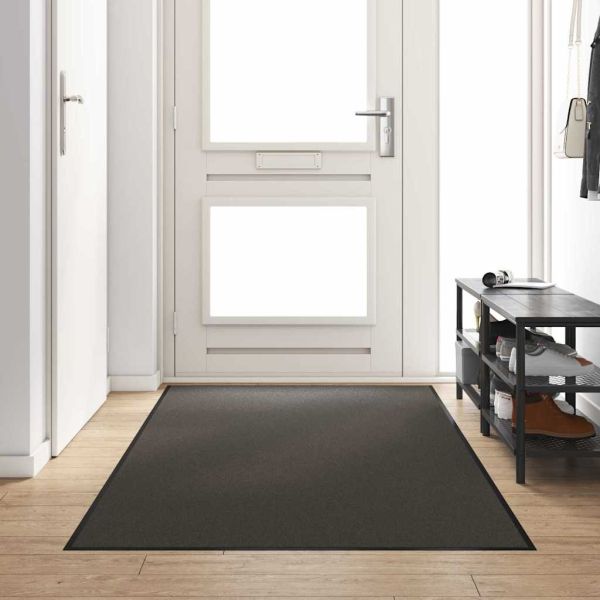 Мат за врата Антрацит и черен 120 x 250 cm 100% Полиамид