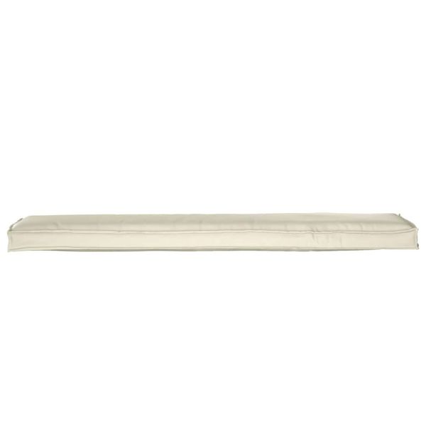 Комплект възглавници за палет 2 pcs Крем 180 x 40 x 8 см