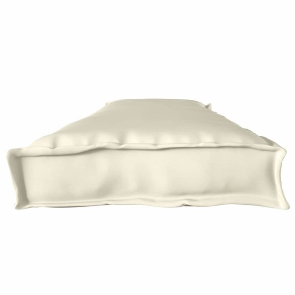 Комплект възглавници за палет 2 pcs Крем 180 x 40 x 8 см