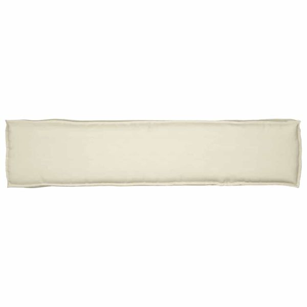 Комплект възглавници за палет 2 pcs Крем 180 x 40 x 8 см