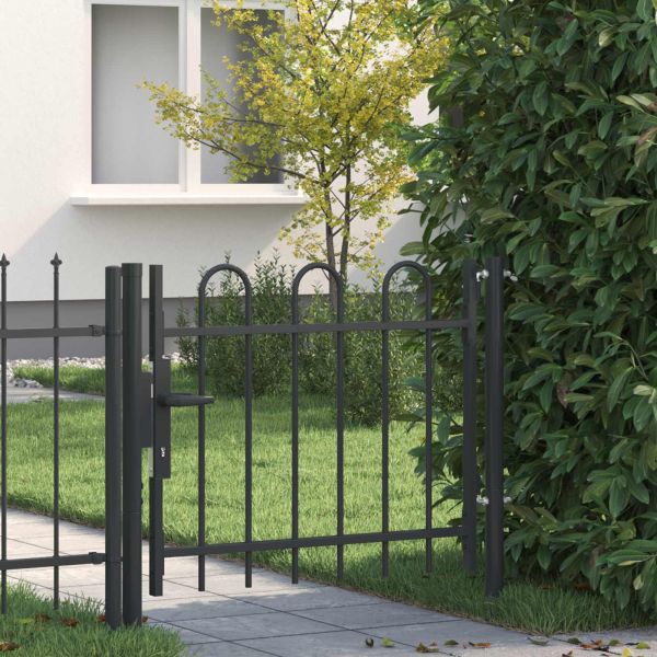 Врата за ограда BOXTEL 103 x 124,5 см Прахово боядисана стомана