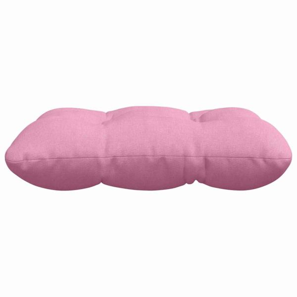 Възглавници за седалки 4 pcs Розово 45 x 45 x 12 см текстил