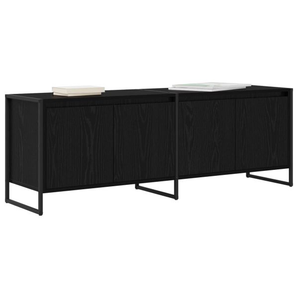 ТВ шкаф Черния дъб 140 x 36 x 49.5 см Инженерно дърво