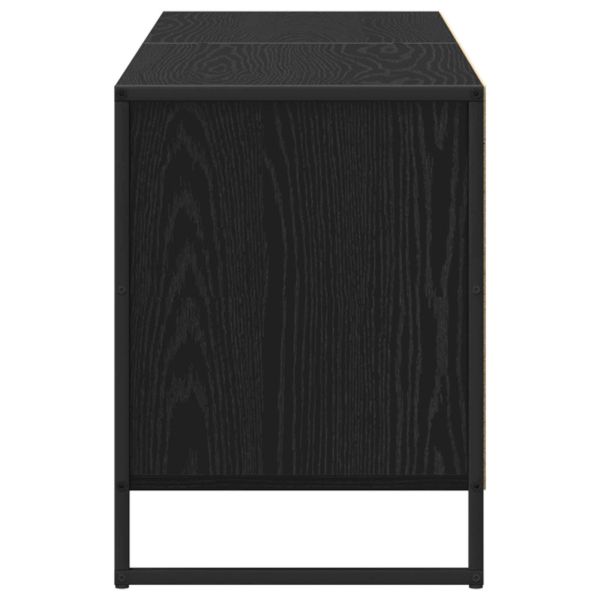 ТВ шкаф Черния дъб 140 x 36 x 49.5 см Инженерно дърво
