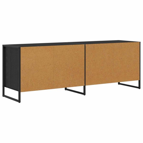 ТВ шкаф Черния дъб 140 x 36 x 49.5 см Инженерно дърво