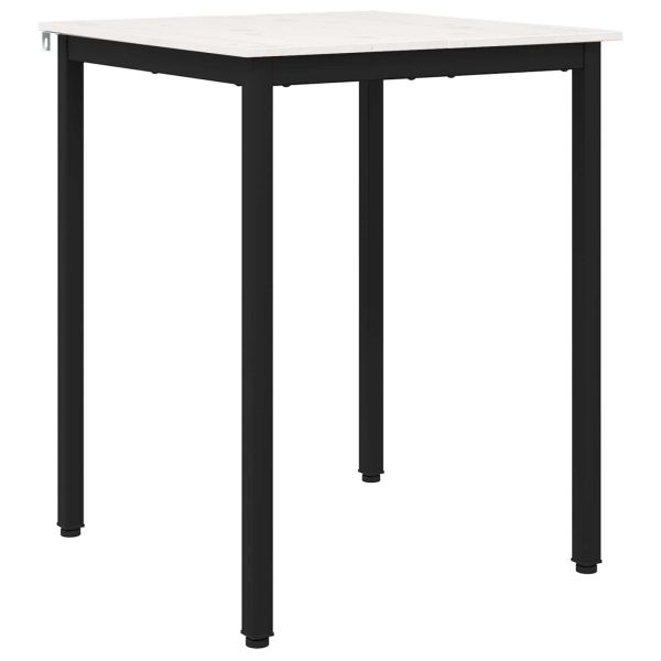 Трапезна маса Бяло 60 x 60 x 75 cm Солидно борово дърво