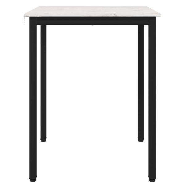 Трапезна маса Бяло 60 x 60 x 75 cm Солидно борово дърво