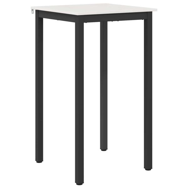 Бар маса Бяло 60 x 60 x 105 cm Солидно борово дърво