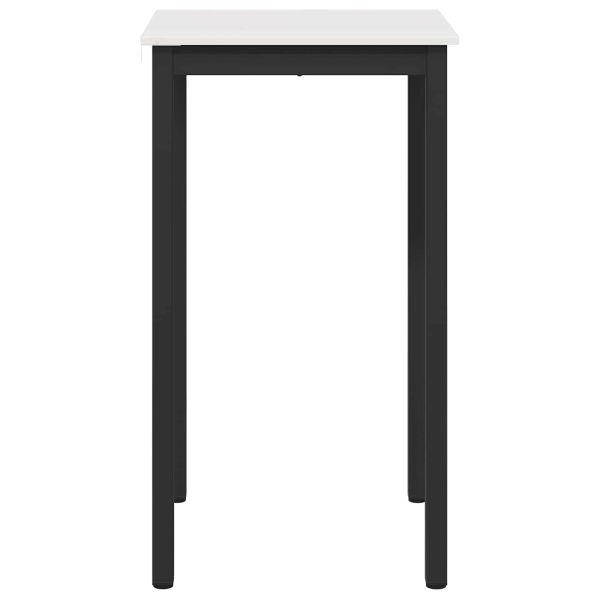 Бар маса Бяло 60 x 60 x 105 cm Солидно борово дърво