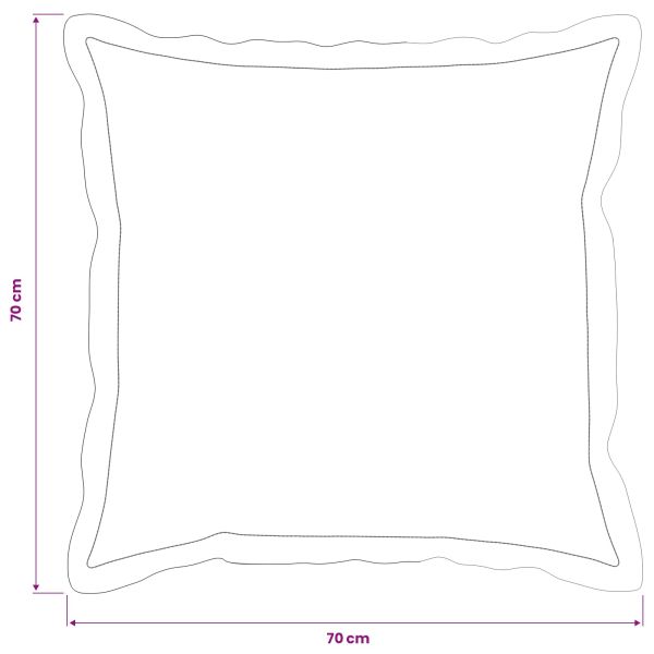 Калъфка за възглавница 6 pcs HOUTEN Зелено 70 x 70 cm