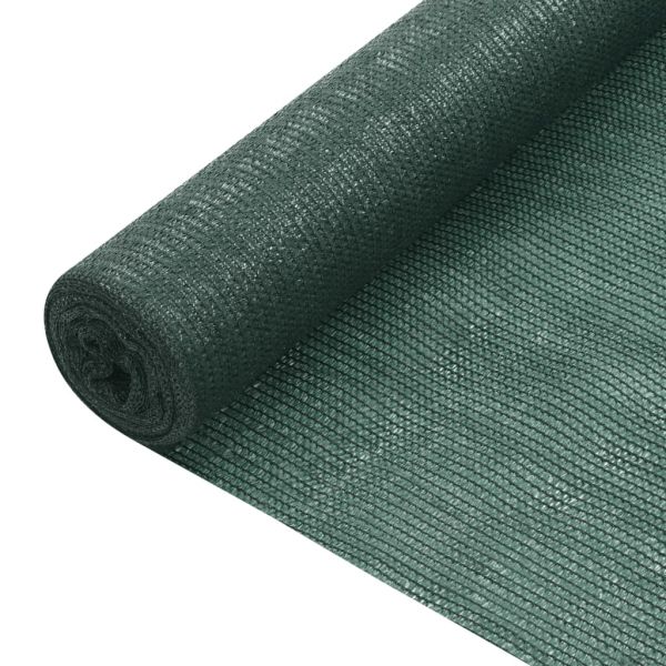 Засенчваща мрежа зелена 1,5x50 м HDPE 75 г/м²