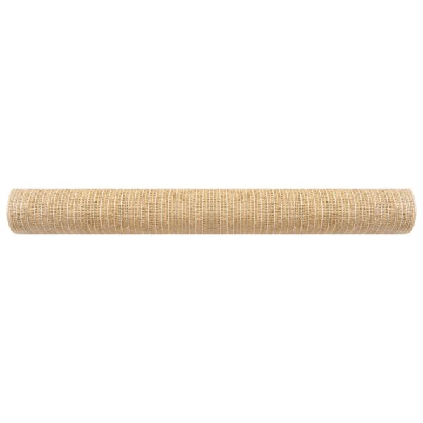Засенчваща мрежа бежова 1x10 м HDPE 195 г/м²