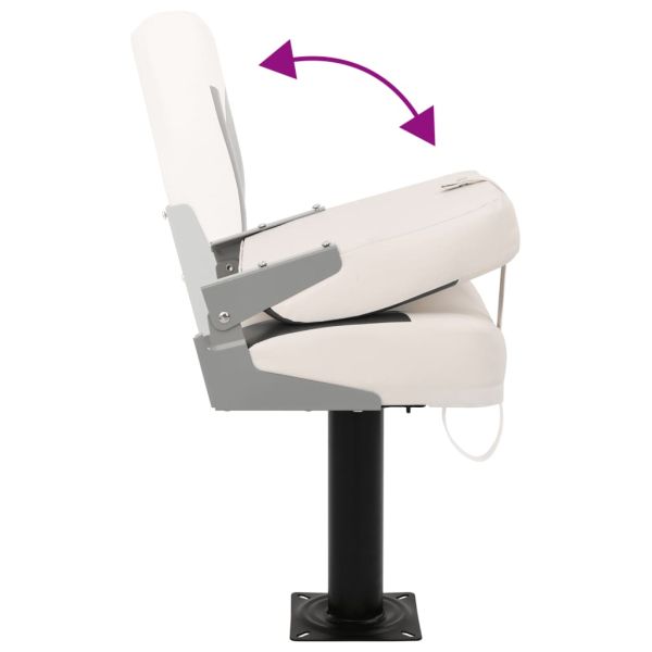 Сгъваеми седалки за лодка, комплект от 2, ниска облегалка