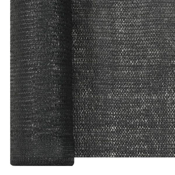 Засенчваща мрежа черна 1,5x50 м HDPE 150 г/м²