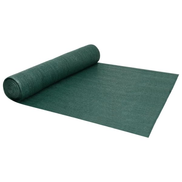Засенчваща мрежа зелена 1,5x10 м HDPE 150 г/м²