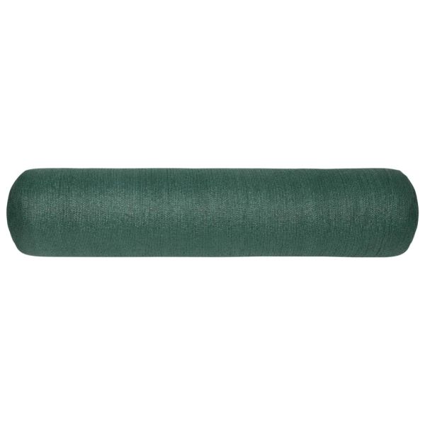 Засенчваща мрежа зелена 1,2x10 м HDPE 195 г/м²