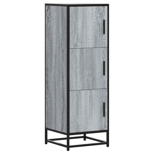 Висока дъска Grey Sonoma 35,5x35x106,5 cm Обработено дърво