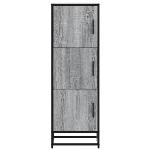Висока дъска Grey Sonoma 35,5x35x106,5 cm Обработено дърво
