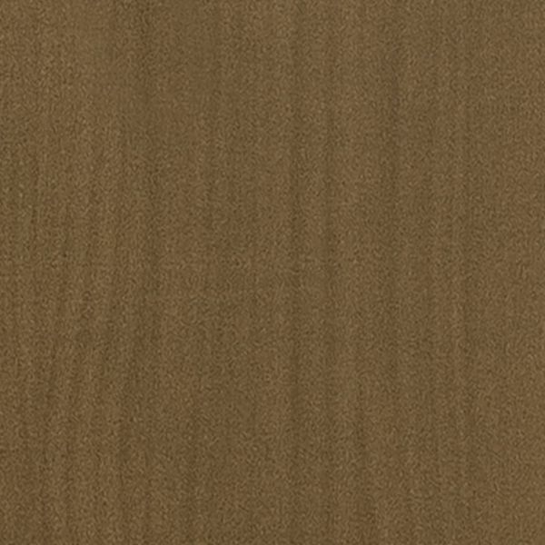Библиотека/разделител за стая меденокафява 40x30x167,5 см бор