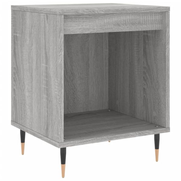 Нощни шкафчета 2 бр сив сонома 40x35x50 см инженерно дърво