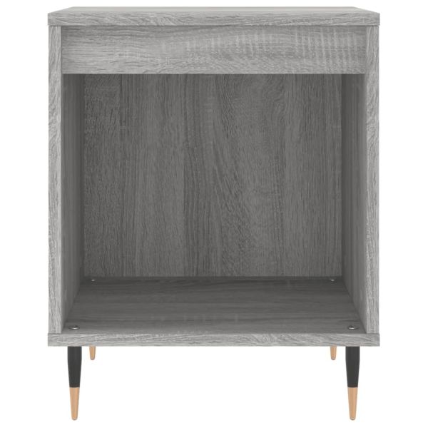 Нощни шкафчета 2 бр сив сонома 40x35x50 см инженерно дърво