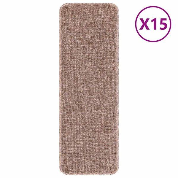 Килимчета против подхлъзване за стълби 15 бр. 60 x 25 cm