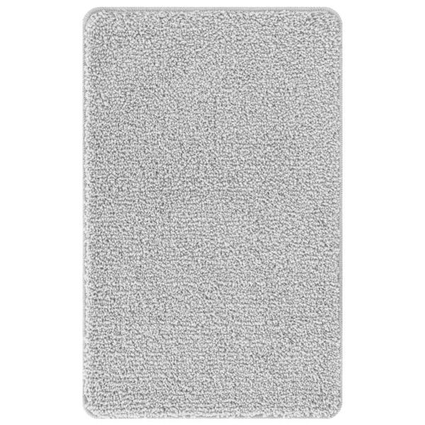 Килимче за баня с антихлъзгаща повърхност Сив 60 x 90 cm ПП