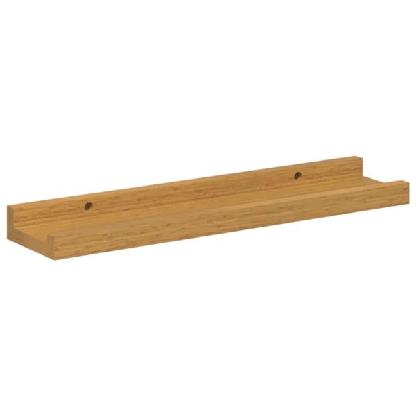 Стенен рафт Монтиране на стена 2 бр. Бежово 40 x 9 x 3 cm