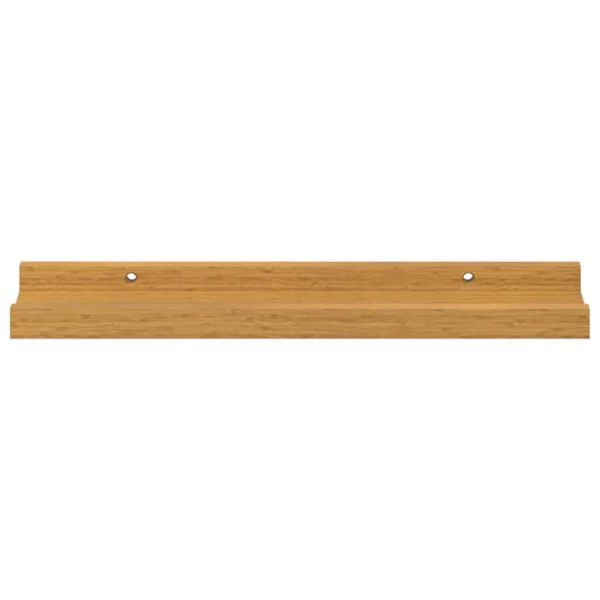 Стенен рафт Монтиране на стена 4 бр. Бежово 40 x 9 x 3 cm