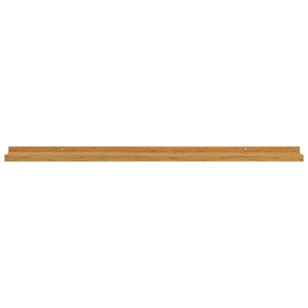 Стенен рафт Монтиране на стена 4 бр. Бежово 100 x 9 x 3 cm