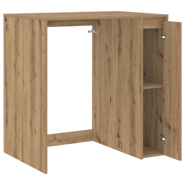 Шкаф за пералня с врата Дъб 87 x 60 x 89 см Инженерна дървесина