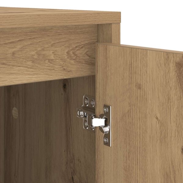 Шкаф за пералня с врата Дъб 87 x 60 x 89 см Инженерна дървесина
