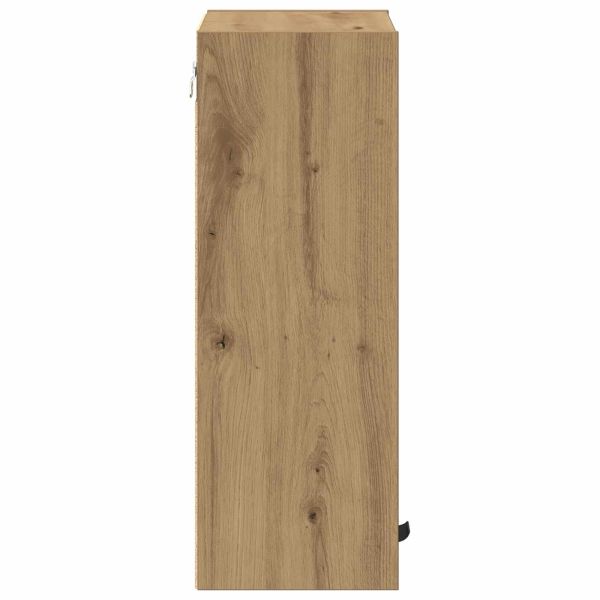 Шкаф за баня Дъб 39 x 23,5 x 65 см Инженерна дървесина, Метал