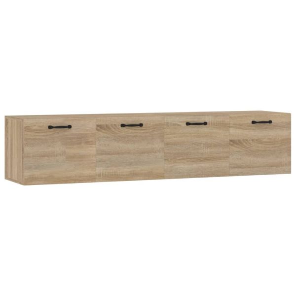 Стенни шкафове 2 бр сонома дъб 60x36,5x35 см инженерно дърво