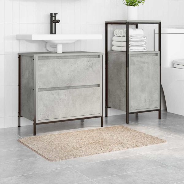 Килимче за баня с антихлъзгаща повърхност Крем 60 x 90 cm ПП