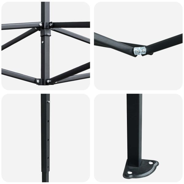 Поп-ъп Тент с 4 Стени 3 x 3 m Лесен камуфлаж