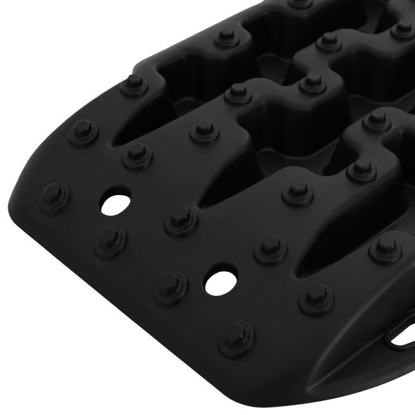 Платформа за сцепление 2 бр. Черно 57,5x30,5x5,5 см