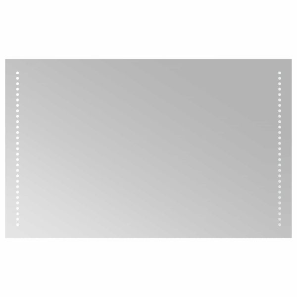 LED огледало за баня Прозрачен 80 x 50 cm закалено стъкло