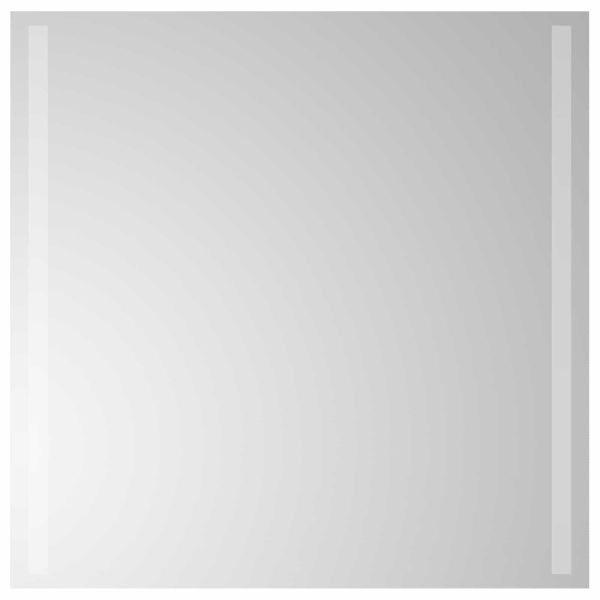 LED огледало за баня Прозрачен 60 x 60 cm закалено стъкло