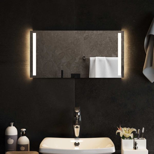 LED огледало за баня Прозрачен 60 x 30 cm закалено стъкло