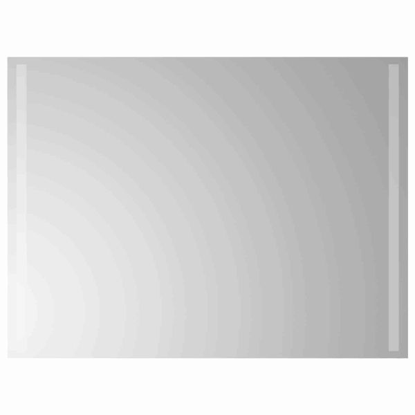 LED огледало за баня Прозрачен 80 x 60 cm закалено стъкло
