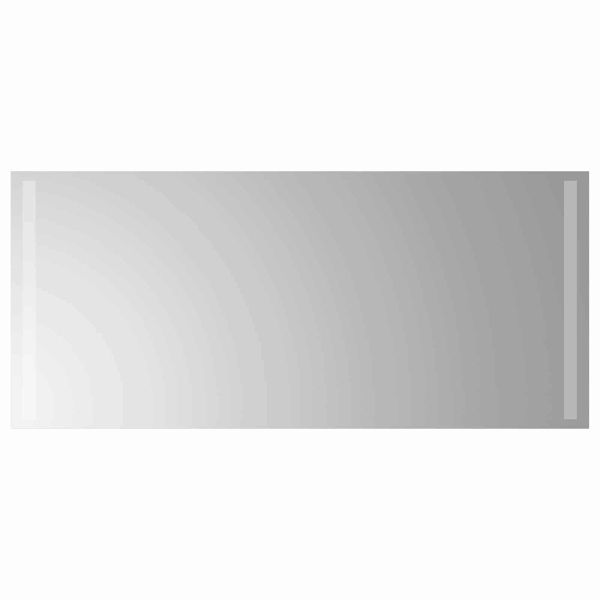 LED огледало за баня Прозрачен 90 x 40 cm закалено стъкло