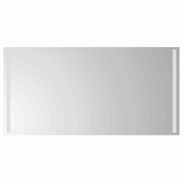 LED огледало за баня Прозрачен 100 x 60 cm закалено стъкло