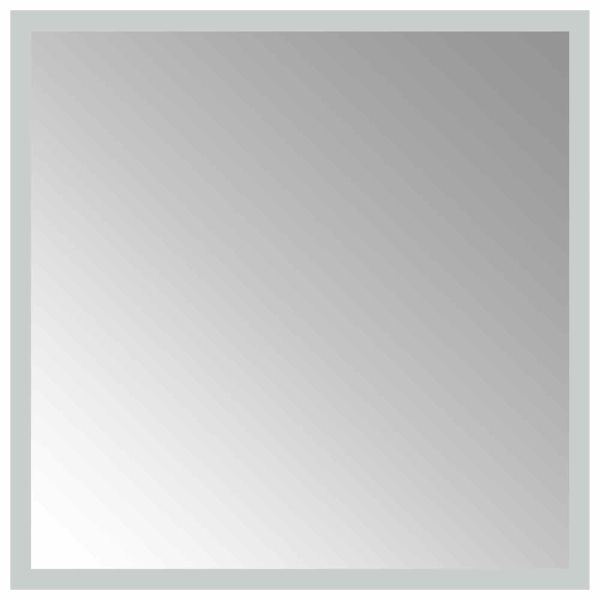 LED огледало за баня Прозрачен 40 x 40 cm закалено стъкло