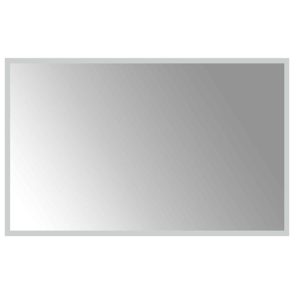 LED огледало за баня Прозрачен 80 x 50 cm закалено стъкло