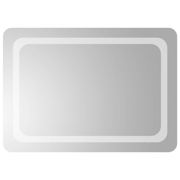 LED огледало за баня Прозрачен 70 x 50 cm закалено стъкло