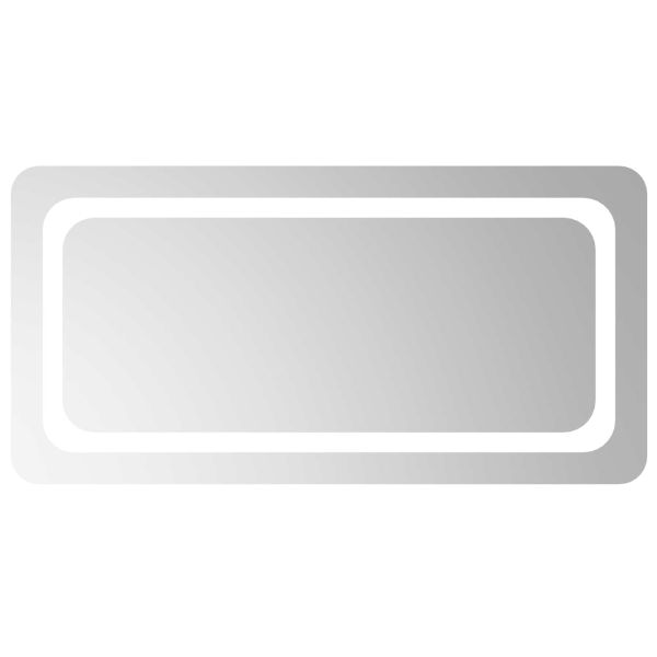 LED огледало за баня Прозрачен 80 x 40 cm закалено стъкло