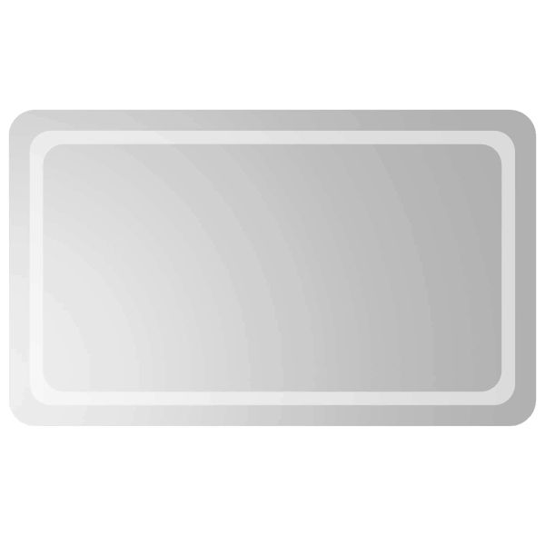 LED огледало за баня Прозрачен 100 x 60 cm закалено стъкло